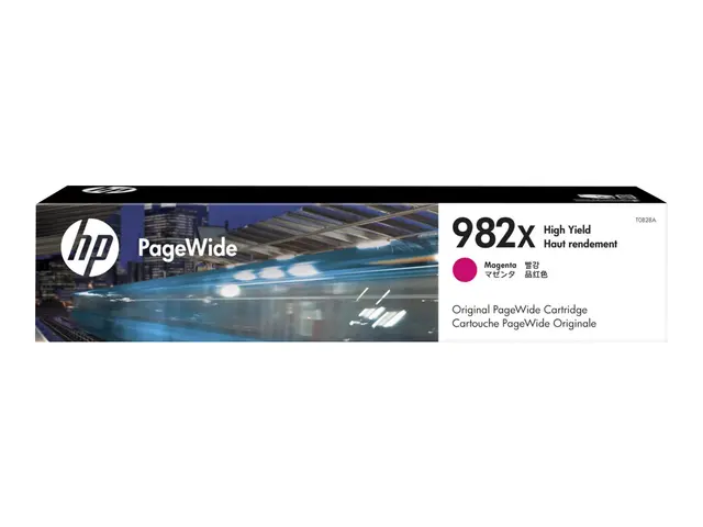 HP 982X - 116.5 ml Høy ytelse magenta original PageWide blekkpatro...