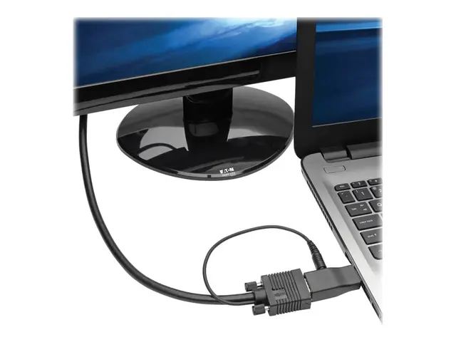 Eaton Tripp Lite Series Compact HDMI to VGA Adapter with Audio (M/...