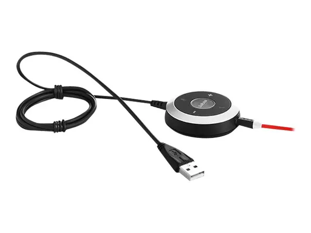 Jabra Evolve 40 UC stereo - Hodesett - on-ear - kablet - 3,5 mm jakk