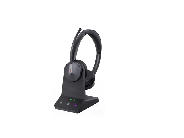 Yealink WH64 Workstation Dual - Hodesett on-ear DECT / Bluetooth t...