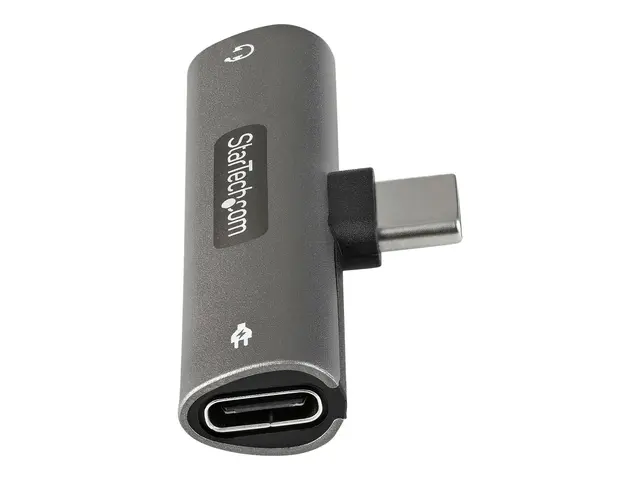 StarTech.com USB C Audio & Charge Adapter, USB-C Audio Adapter w/ ...