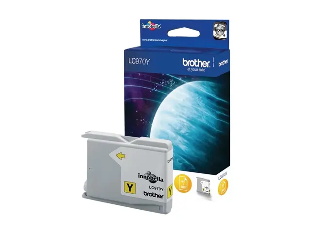 Brother LC970Y - Gul - original - blekkpatron - for Brother DCP-13...