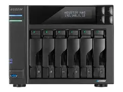 ASUSTOR Lockerstor 6 Gen2 AS6706T NAS-server - 6 br&#248;nner - SATA 6Gb/s - RAID RAID 0, 1, 5, 6, 10, JBOD - RAM 8 GB - 2.5 Gigabit Ethernet - iSCSI st&#248;tte