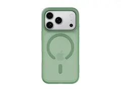 Belkin SheerForce Grip Series - Baksidedeksel for mobiltelefon MagSafe-samsvar - laget av resirkulerte materialer - pistasiegrønn - for Apple iPhone 17 Pro
