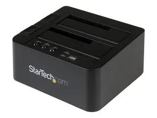 StarTech Standalone Hard Drive Duplicator, Dual Bay HDDSSD ClonerCopier, USB 3.1 (10 Gbps) to SATA III (6Gbps) HDDSSD Docking Station, Hard Disk Duplicator Dock Hard Drive Cloner - harddisk-duplekser