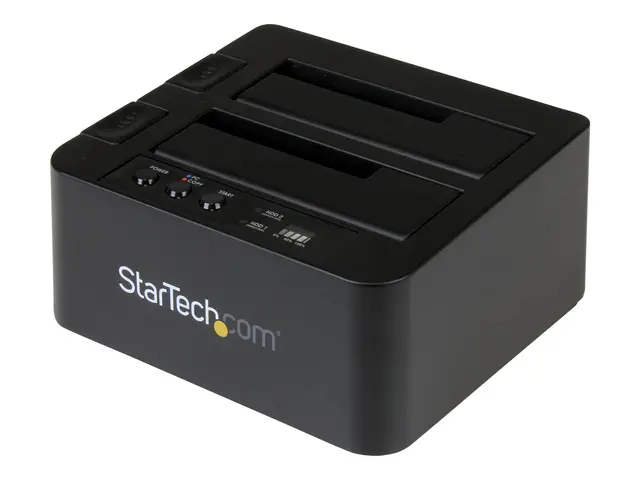 StarTech.com Standalone Hard Drive Duplicator, Dual Bay HDDSSD Clo...