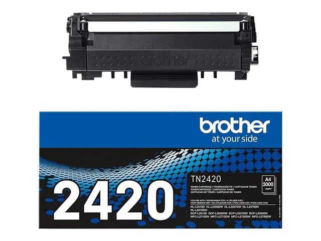 Brother TN2420 - Høy ytelse - svart - original - tonerpatron - for...
