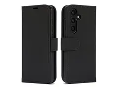 iiglo - Lommebok for mobiltelefon - prima polyuretanlær svart - for Samsung Galaxy S24