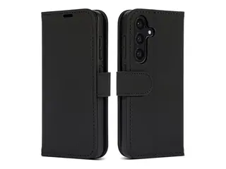 iiglo - Lommebok for mobiltelefon - prima polyuretanlær svart - for Samsung Galaxy S24