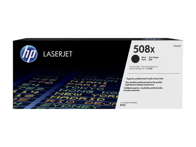 HP 508X - Høy ytelse - svart - original - LaserJet - tonerpatron (...