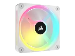 CORSAIR iCUE LINK QX120 RGB - Kabinettvifte med temperatursensor - 120 mm - hvit