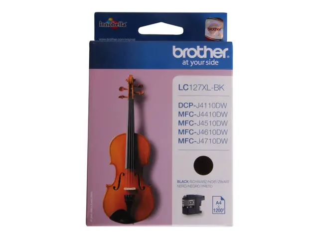Brother LC127XLBK - Super High Yield - svart - original - blekkpat...