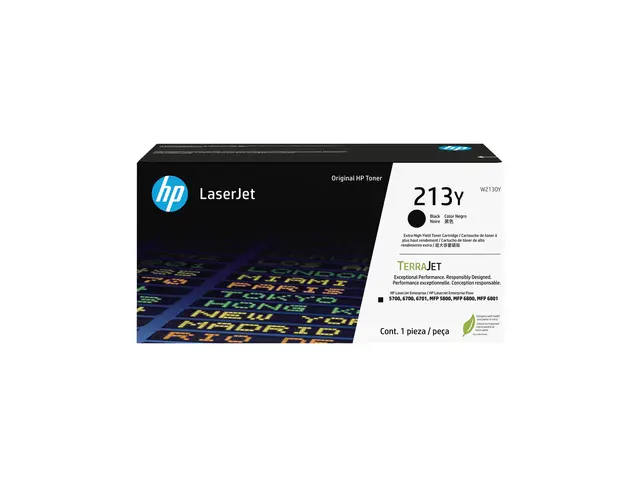 HP 213Y - Ekstra høy ytelse svart original LaserJet tonerpatron (W...