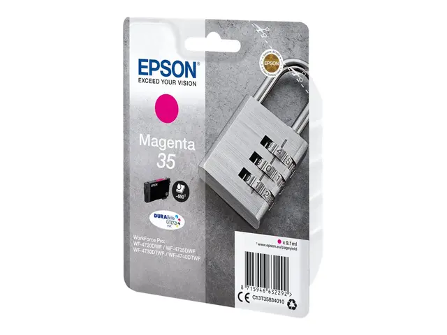 Epson 35 - 9.1 ml magenta original blære med RF/lyd-alarm blekkpat...