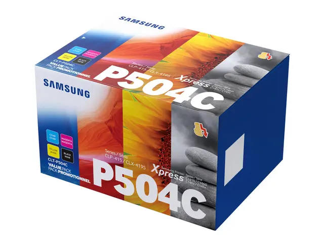 HP CLT-P504C - 4-pack svart, gul, cyan, magenta original tonerpatr...