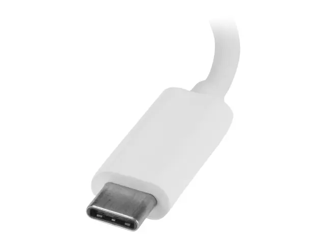StarTech.com 3 Port USB C Hub w/ Gigabit Ethernet – USB Type C to ...
