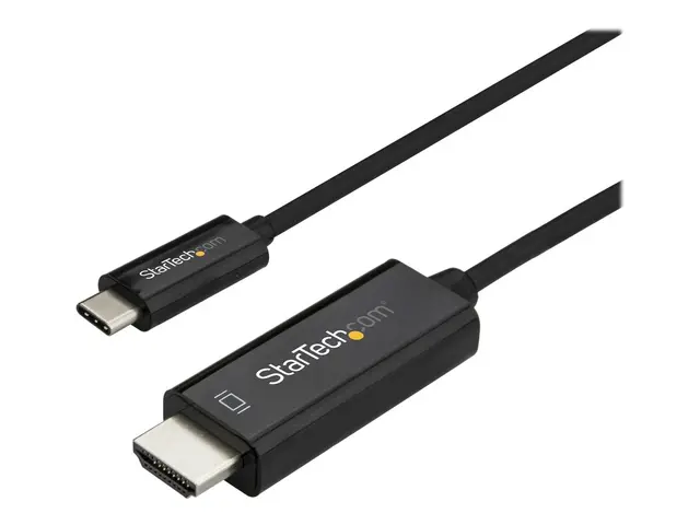 StarTech.com 6ft (2m) USB C to HDMI Cable, 4K 60Hz Type 2.0 Video ...