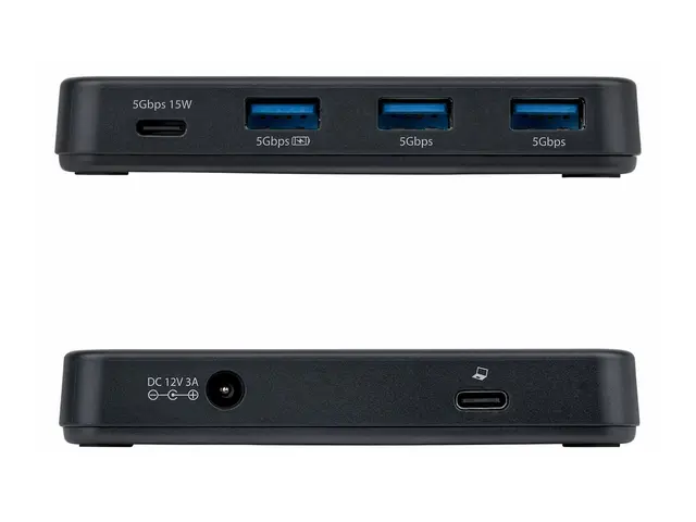 Startech - Hub 3 x SuperSpeed USB 3.0 + 1 USB-C (strømlevering) st...