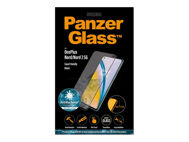 PanzerGlass Case Friendly - Skjermbeskyttelse for mobiltelefon - g...