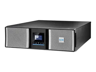 Eaton 9PX G2 9PX6KIRTNG2 - UPS (rackmonterbar/ekstern) AC 200/208/220/230/240 V - 6000 watt - 6000 VA - enkeltfase - 5 Ah - Ethernet 10/100/1000, RS-232, USB - utgangskontakter: 13 - PFC - 3U - 19&quot; - svart, s&#248;lv