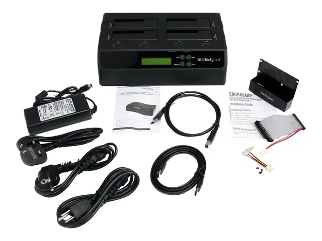 StarTech.com 4 Bay USB 3.0/ eSATA Hard Drive Duplicator Dock for 2...