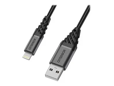 OtterBox Premium - Lightning-kabel USB hann til Lightning 2 m mørk...