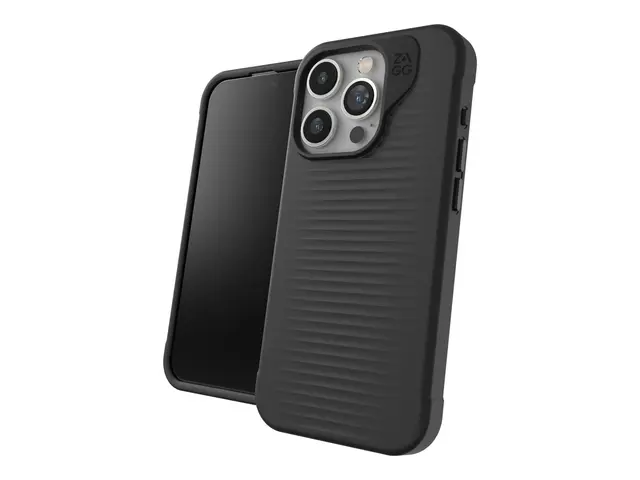 ZAGG Luxe - Baksidedeksel for mobiltelefon MagSafe-samsvar svart (...