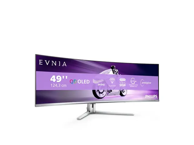 Philips Evnia 8000 49M2C8900L - OLED-skjerm gaming kurvet 49" (48....