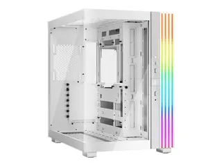 be quiet! Light Base 600 DX - Midi-t&#229;rn - ATX sidepanel med vindu (glass) - ingen str&#248;mforsyning (ATX / PS/2) - hvit - USB/lyd