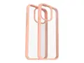 OtterBox React Series - Baksidedeksel for mobiltelefon polykarbonat, syntetisk gummi - ferskenperfekt (fersken) - for Apple iPhone 15 Pro Max