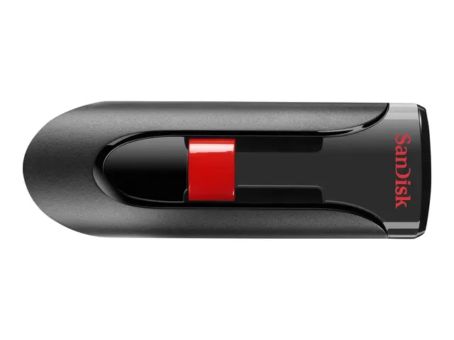 SanDisk Cruzer Glide - USB-flashstasjon - 32 GB - USB 2.0 - svart,...