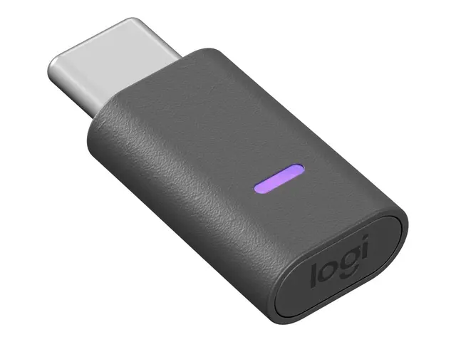 Logitech - Trådløs lydmottaker for hodesett USB-C grafitt