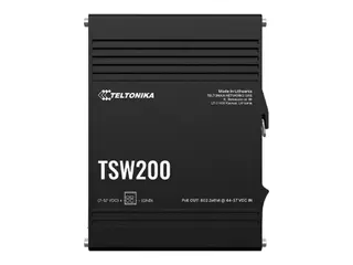 Teltonika TSW200 - Switch - DIN-skinnemonterbar PoE+ (240 W)