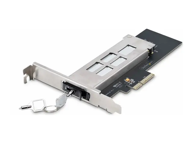 StarTech.com M.2 NVMe SSD to PCIe x4 Mobile Rack/Backplane with Re...