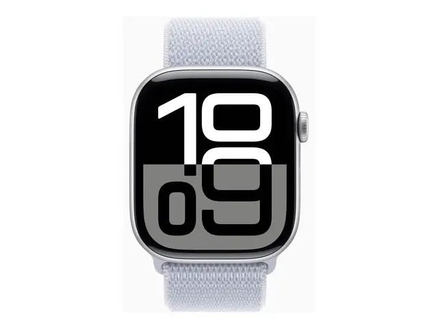 Apple Watch Series 10 (GPS + Cellular) - 46 mm sølvaluminium smart...