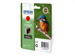 Epson T1597 - 17 ml - rød - original - blister blekkpatron - for Stylus Photo R2000