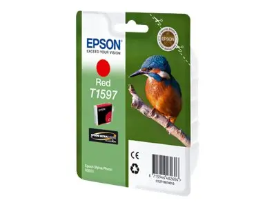 Epson T1597 - 17 ml - rød - original - blister - blekkpatron - for...
