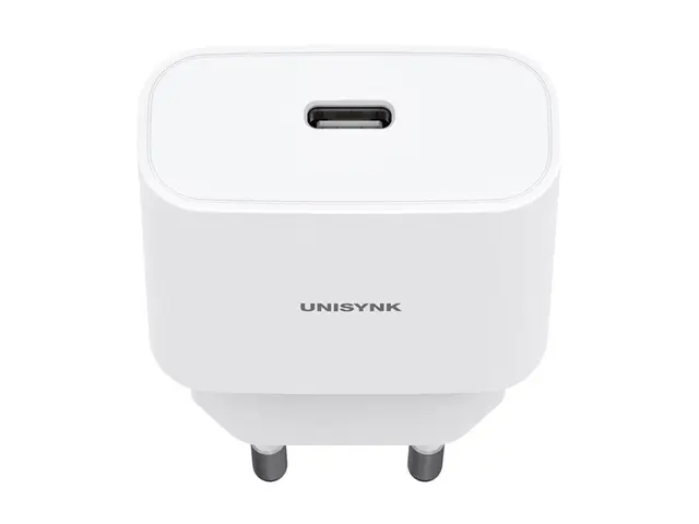 Unisynk Slim Wall Charger - Strømadapter 20 watt 3 A PD 3.0 (24 pi...