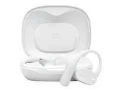JBL Sense Lite - True wireless-hodetelefoner med mikrofon åpent øre - over-øret-montering - Bluetooth - hvit