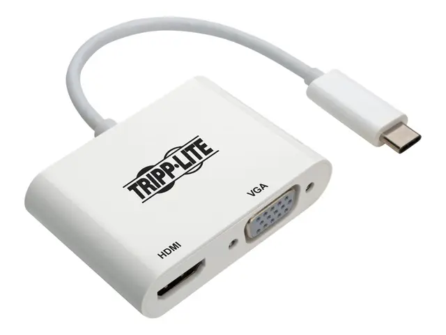 Eaton Tripp Lite Series USB 3.1 Gen 1 USB-C to HDMI/VGA 4K Adapter...