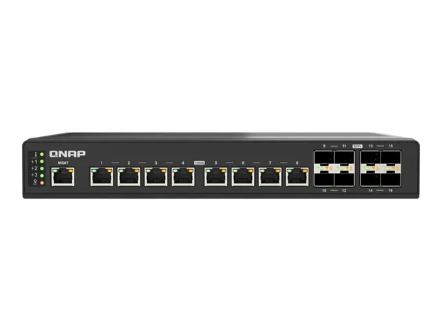 QNAP QSW-IM3216-8S8T - Switch Styrt 8 x 10 Gigabit SFP+ + 100/1000...