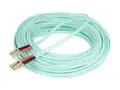 StarTech.com 20m (65ft) LC/UPC to LC/UPC OM4 Multimode Fiber Optic Cable, 50/125µm LOMMF/VCSEL Zipcord Fiber, 100G Networks, Low Insertion Loss, LSZH Fiber Patch Cord koblingskabel - 20 m - 20 m - akvamarin