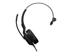 Jabra Evolve2 50 UC Mono - Hodesett - on-ear tr&#229;dl&#248;s, kablet - aktiv st&#248;ydemping - USB-C, USB-A - UC-sertifisert