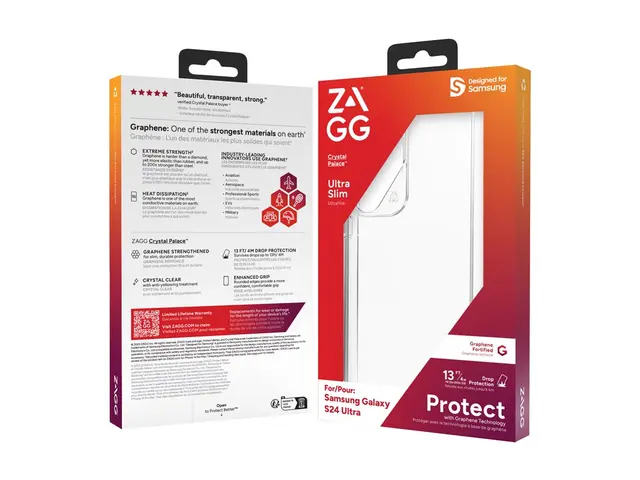 Zagg Crystal Palace - Baksidedeksel for mobiltelefon ultrasmal kry...