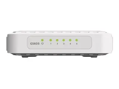 NETGEAR GS605v4 - Switch - ikke-styrt 5 x 10/100/1000 - stasjonær 