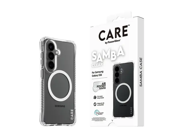 CARE by PanzerGlass Samba - Baksidedeksel for mobiltelefon Qi term...