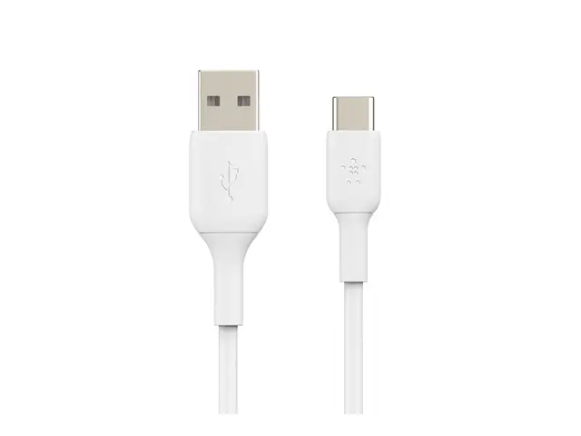 Belkin BoostCharge - USB-kabel 24 pin USB-C (hann) til USB 2 m hvit