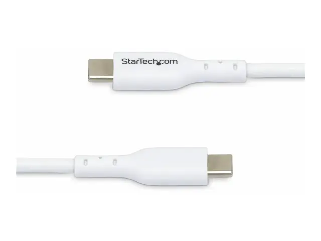 StarTech.com 2m (6.6ft) White USB-C Charging Cable, USB C 2.0 Type...