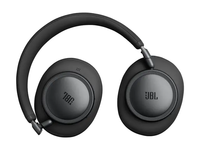 JBL LIVE 780NC - Hodetelefoner med mikrofon full størrelse - Bluetooth - trådløs, kablet - aktiv støydemping - 3,5 mm jakk - svart 