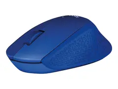 Logitech M330 SILENT PLUS - Mus 3 knapper - tr&#229;dl&#248;s - 2.4 GHz - USB tr&#229;dl&#248;s mottaker - bl&#229;